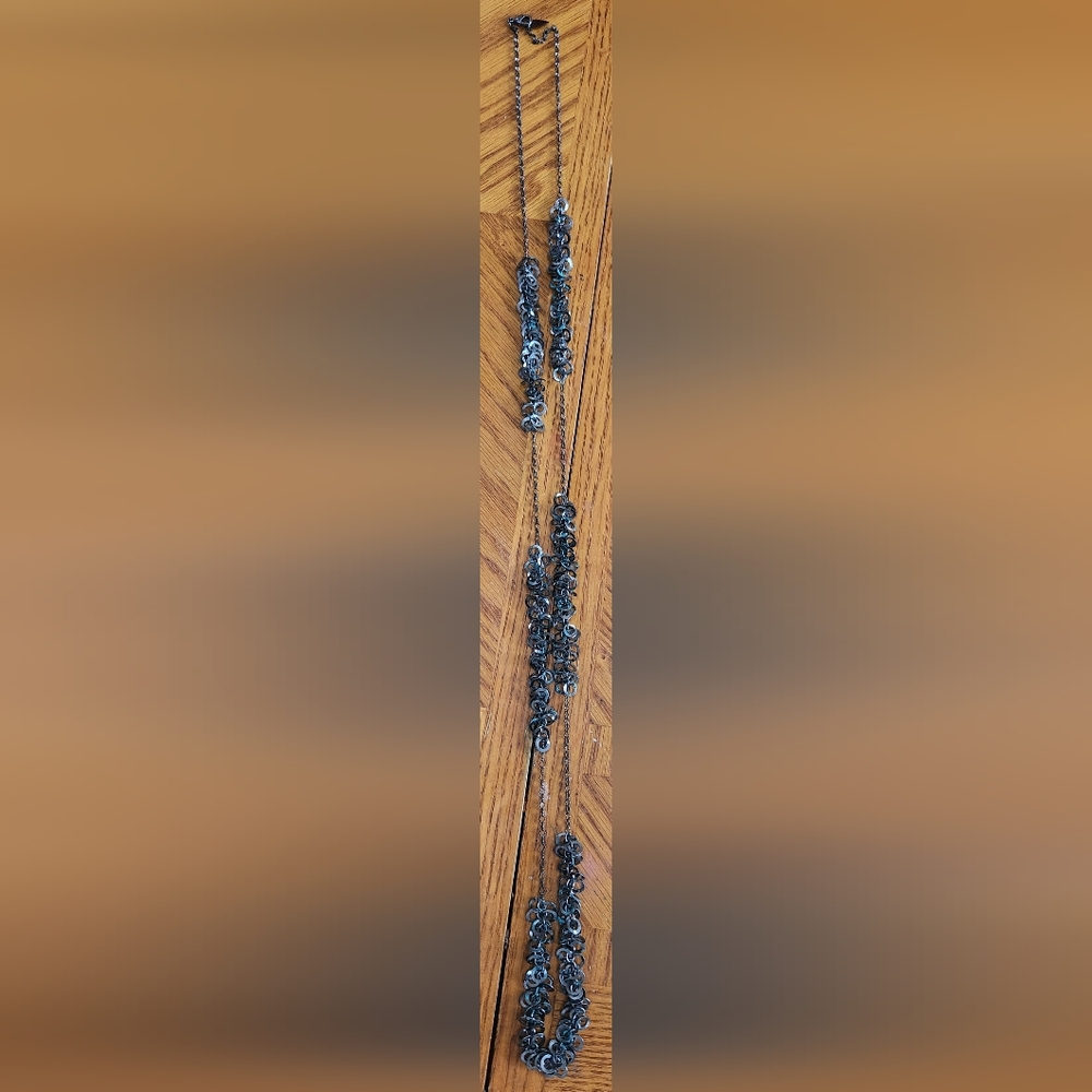 Source Unknown Black and Blue Necklace